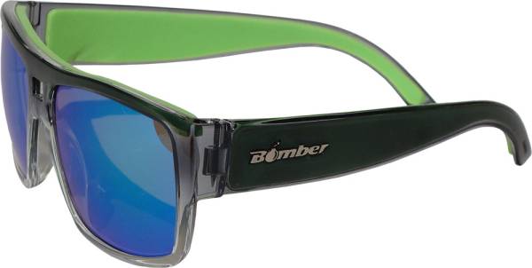 BOMBER - IRIE BOMB FLOATING EYEWEAR CRYSTAL SMOKE W/GRN MIRROR - Image 1