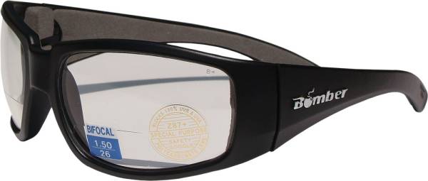 BOMBER - STINK BOMB SAFETY EYEWEAR BLACK W/1.5BIFO SAFETY LENS - Image 1