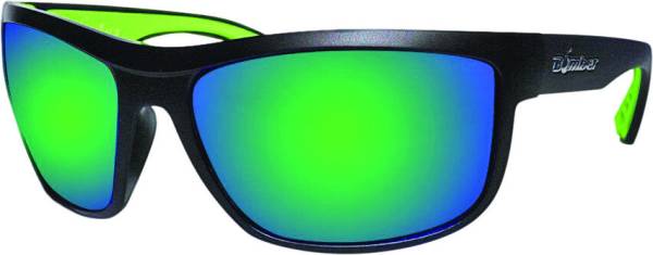 BOMBER - HUB BOMB EYEWEAR MATTE BLACK W/GREEN MIRROR LENS - Image 1