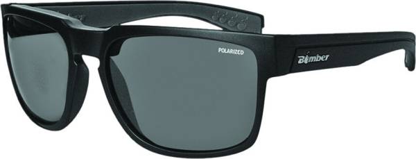 BOMBER - SMART BOMB EYEWEAR MATTE BLACK W/SMOKE POLARIZED LENS - Image 1