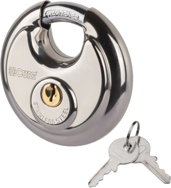 CURT - ROUND STEEL PADLOCK - Image 1