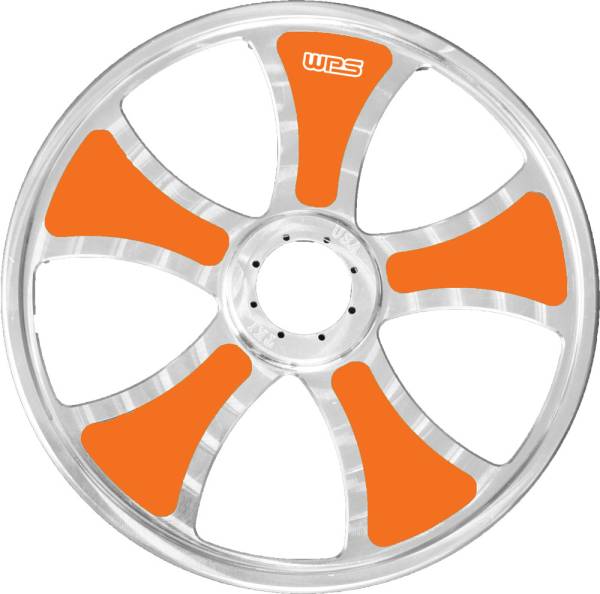 TKI - LIMITED BILLET WHEEL INSERTS ORANGE 8" 10/PK - Image 1