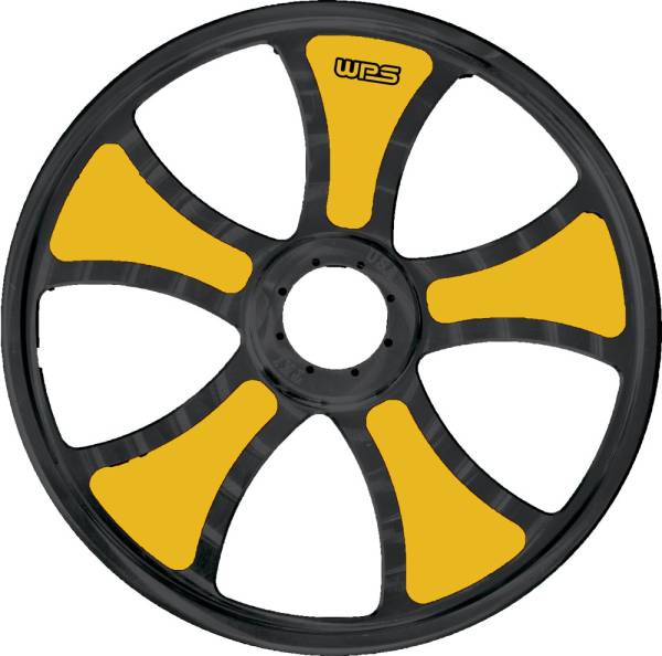 TKI - LIMITED BILLET WHEEL INSERTS YELLOW 8" 10/PK - Image 1