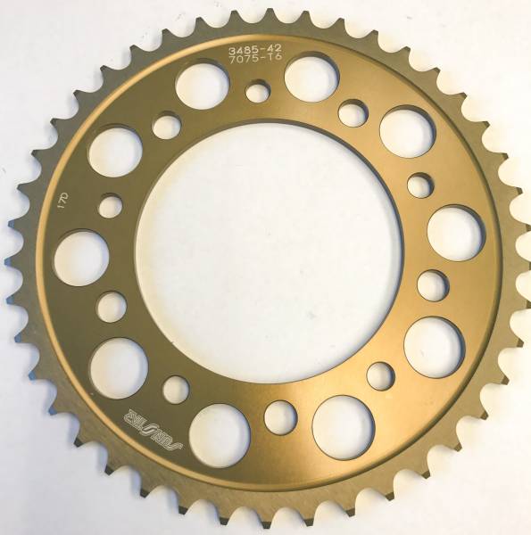 SUNSTAR - REAR SPROCKET ALUMINUM 42T-520 YAM - Image 1