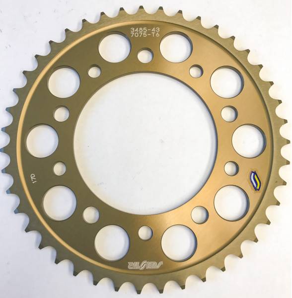 SUNSTAR - REAR SPROCKET ALUMINUM 43T-520 YAM - Image 1