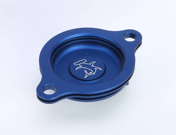 HAMMERHEAD - OIL FILTER COVER CRF250R 10-15 BLUE - Image 1