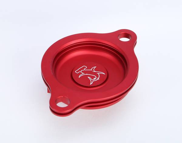 HAMMERHEAD - OIL FILTER COVER CRF250R 10-15 RED - Image 1