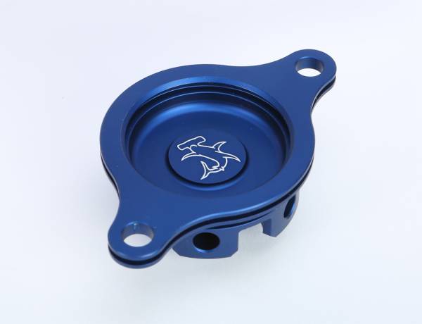 HAMMERHEAD - OIL FILTER COVER CRF450R 09-14 BLUE - Image 1