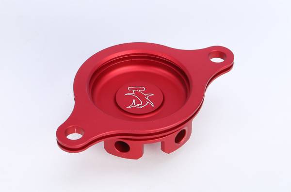 HAMMERHEAD - OIL FILTER COVER CRF450R 09-14 RED - Image 1