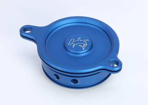 HAMMERHEAD - OIL FILTER COVER KX450F 06-14 BLUE - Image 1