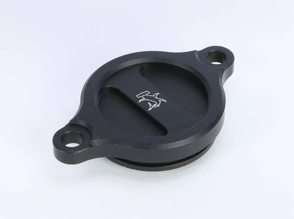 HAMMERHEAD - OIL FILTER COVER RMZ250/450 05-13 BLACK - Image 1