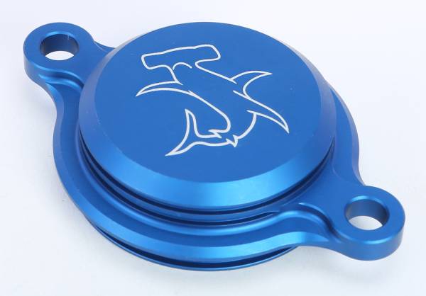 HAMMERHEAD - OIL FILTER COVER YZ250/450F 10-15 BLUE - Image 1