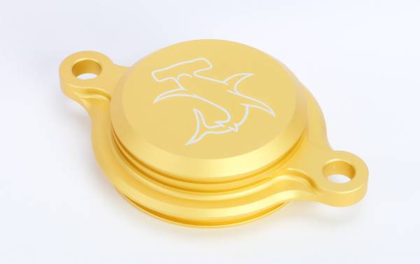 HAMMERHEAD - OIL FILTER COVER YZ250/450F 10-15 GOLD - Image 1