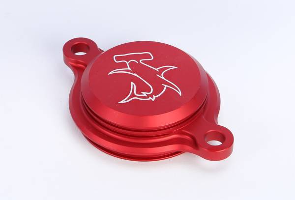 HAMMERHEAD - OIL FILTER COVER YZ250/450F 10-15 RED - Image 1