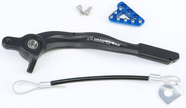 HAMMERHEAD - FORGED BRAKE PEDAL ALUMINUM BLACK/BLUE - Image 1