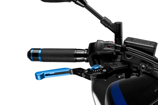 PUIG - LEVER BRAKE EXTENDABLE/FOLDABLE BLUE - Image 1