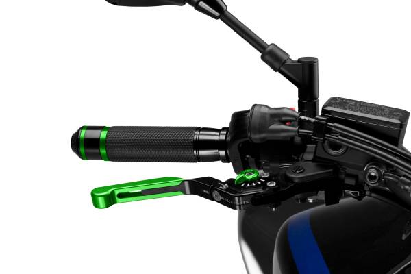 PUIG - LEVER BRAKE EXTENDABLE/FOLDABLE GREEN - Image 1