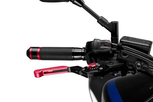 PUIG - LEVER BRAKE EXTENDABLE/FOLDABLE RED - Image 1