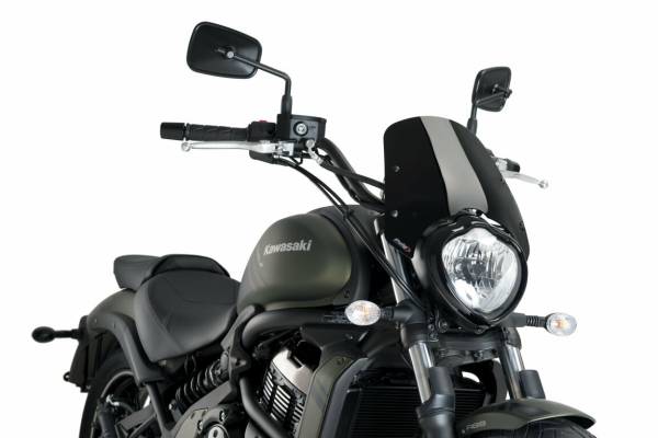 PUIG - WINDSCREEN NAKED NEW GEN SPORT BLACK KAW - Image 1