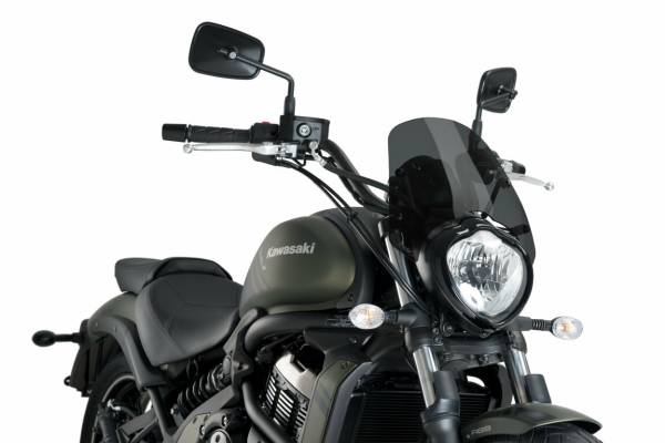 PUIG - WINDSCREEN NAKED NEW GEN SPORT DARK SMOKE KAW - Image 1