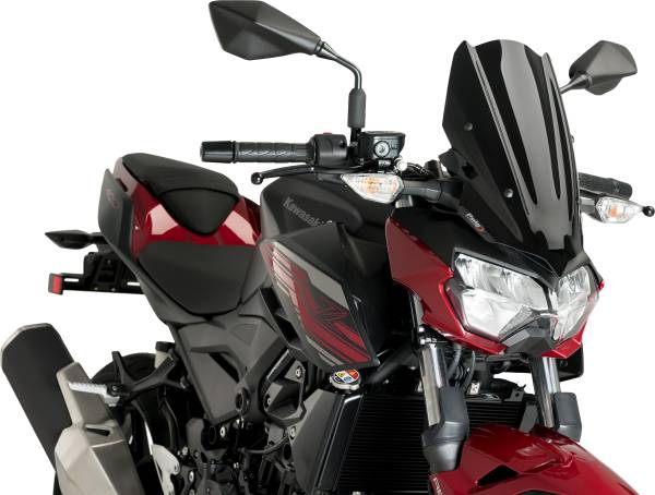 PUIG - WINDSCREEN NAKED NEW GEN SPORT BLACK KAW - Image 1