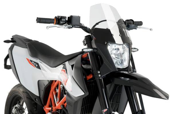 PUIG - WINDSCREEN NAKED NEW GEN SPORT CLEAR KTM - Image 1