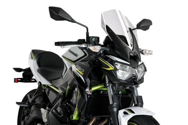 PUIG - WINDSCREEN NAKED NEW GEN TOURING CLEAR KAW - Image 1