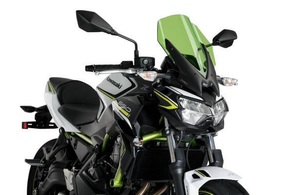 PUIG - WINDSCREEN NAKED NEW GEN TOURING GREEN KAW - Image 1