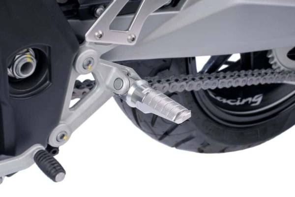 PUIG - FOOTPEGS RACING SILVER - Image 1