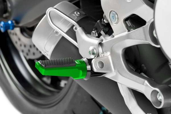 PUIG - FOOTPEGS SPORT GREEN - Image 1