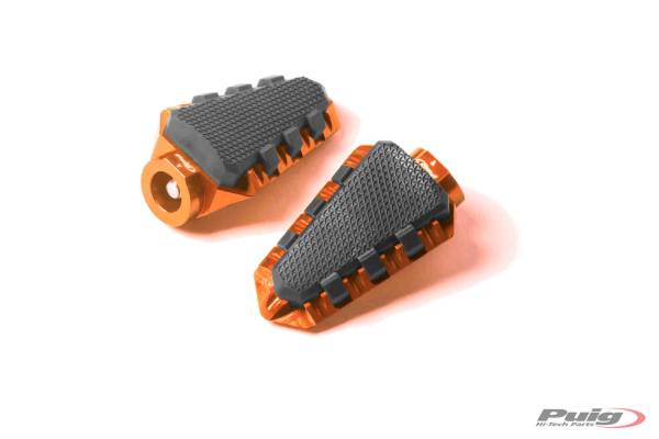 PUIG - FOOTPEGS SPORT ORANGE - Image 1