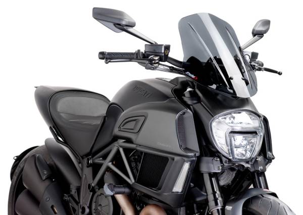 PUIG - WINDSCREEN NAKED NEW GEN TOURING DARK SMOKE - Image 1