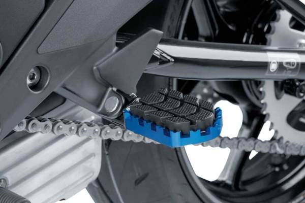 PUIG - FOOTPEGS ENDURO BLUE - Image 1