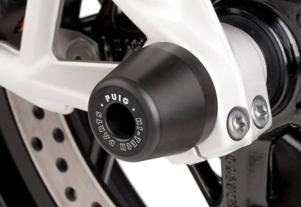 PUIG - AXLE SLIDERS FRONT BLACK - Image 1