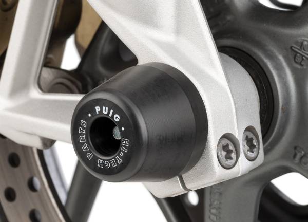 PUIG - AXLE SLIDERS FRONT BLACK - Image 1