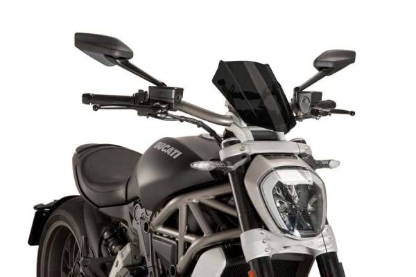 PUIG - WINDSCREEN NAKED NEW GEN SPORT DARK SMOKE - Image 1