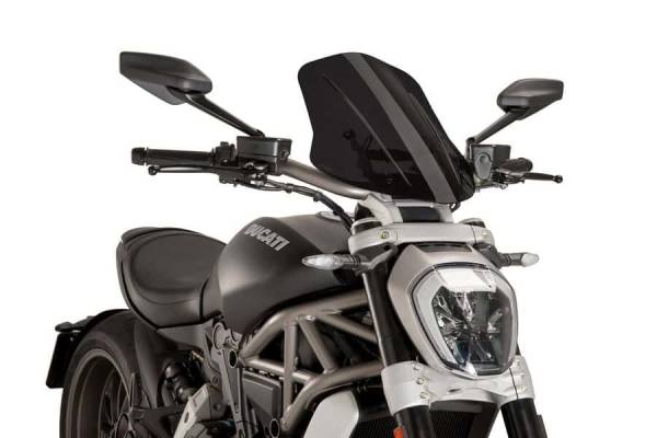 PUIG - WINDSCREEN NAKED NEW GEN SPORT DARK SMOKE DUC - Image 1