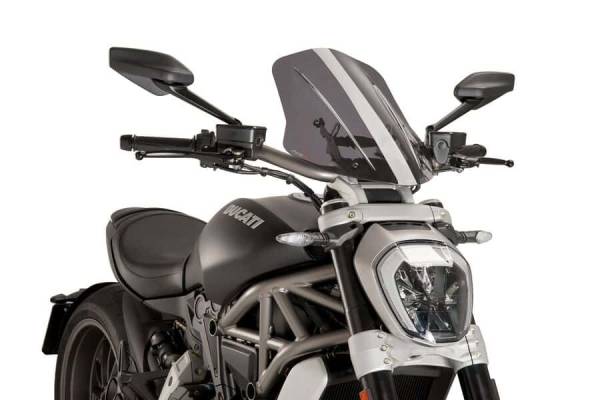 PUIG - WINDSCREEN NAKED NEW GEN SPORT SMOKE DUC - Image 1