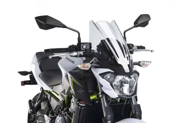 PUIG - WINDSCREEN NAKED NEW GEN TOURING CLEAR KAW - Image 1