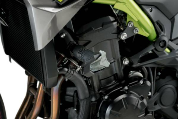 PUIG - FRAME SLIDERS R19 BLACK KAW - Image 1