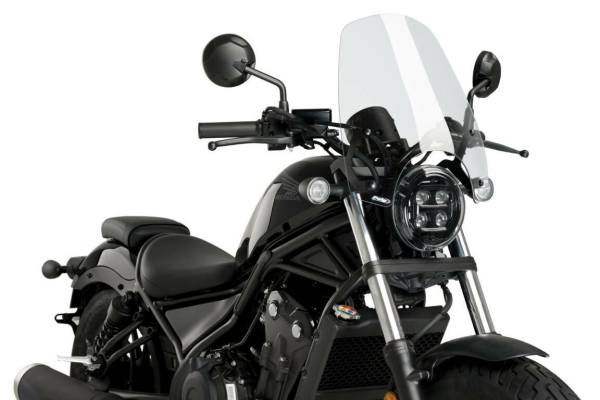 PUIG - WINDSCREEN NAKED NEW GEN TOURING CLEAR HON - Image 1