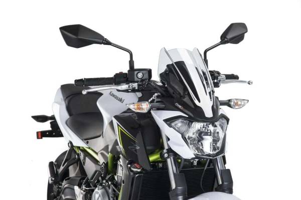 PUIG - WINDSCREEN NAKED NEW GEN SPORT CLEAR KAW - Image 1