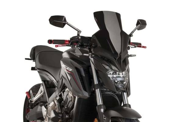 PUIG - WINDSCREEN NAKED NEW GEN SPORT BLACK - Image 1