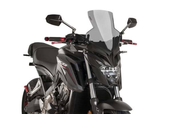 PUIG - WINDSCREEN NAKED NEW GEN SPORT DARK SMOKE - Image 1