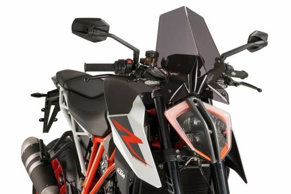 PUIG - WINDSCREEN NAKED NEW GEN SPORT DARK SMOKE - Image 1