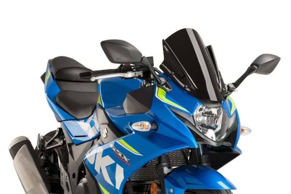 PUIG - WINDSCREEN Z-RACING BLACK SUZ - Image 1