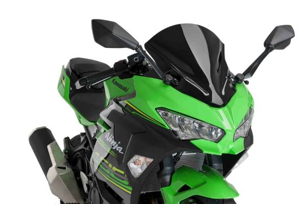 PUIG - WINDSCREEN Z-RACING BLACK KAW - Image 1