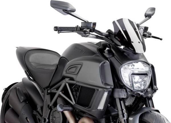 PUIG - WINDSCREEN NAKED NEW GEN SPORT DARK SMOKE - Image 1