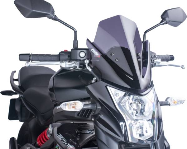 PUIG - WINDSCREEN NAKED NEW GEN SPORT DARK SMOKE KAW - Image 1