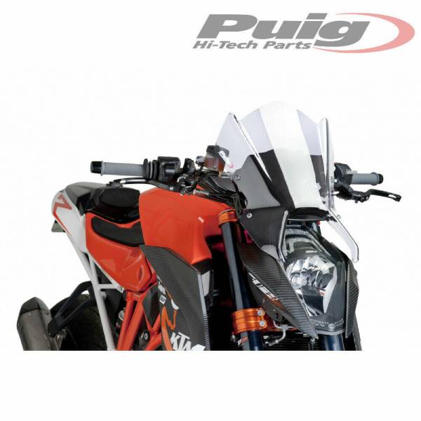 PUIG - WINDSCREEN NAKED NEW GEN SPORT CLEAR - Image 1